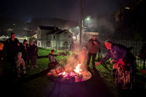 Lydbrook Memorial Hall - Our First Bonfire Night